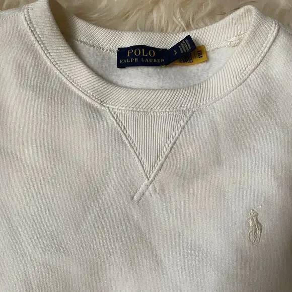 Polo by Ralph Lauren Cream Crew Neck Sweater - Picture 6 of 16